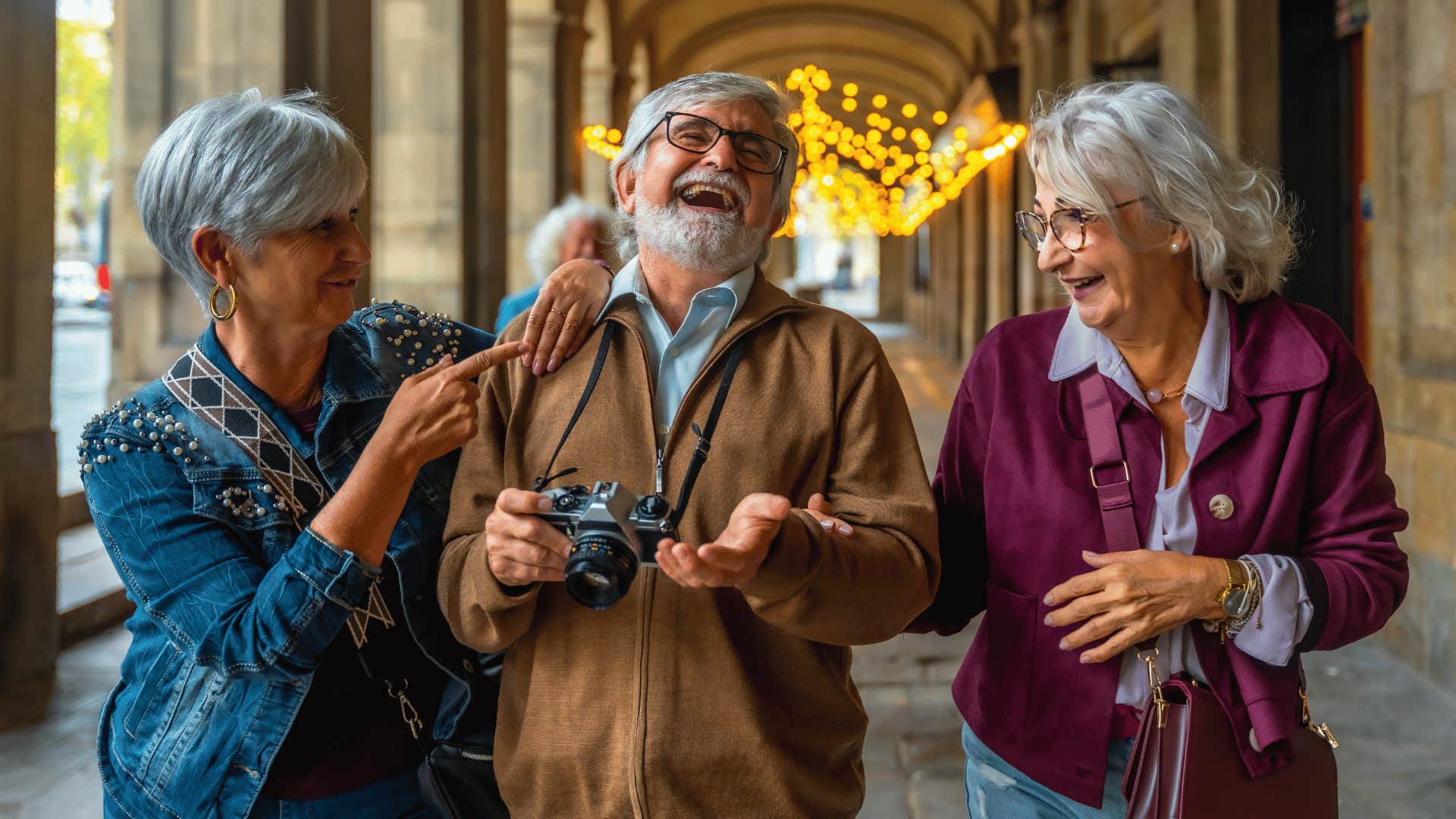 man who tells dad jokes as he isn't discouraged by lack of reaction