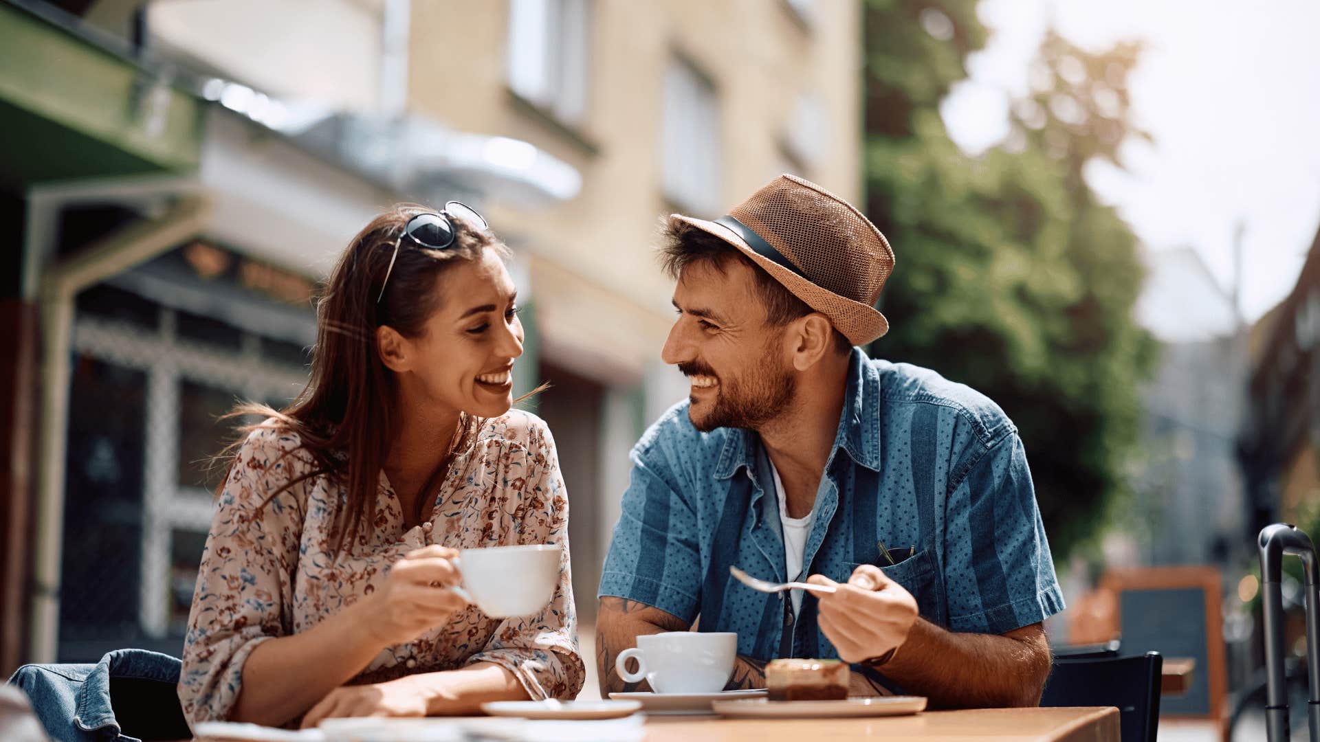 man who tells dad jokes as he doesn't rely on being impressive
