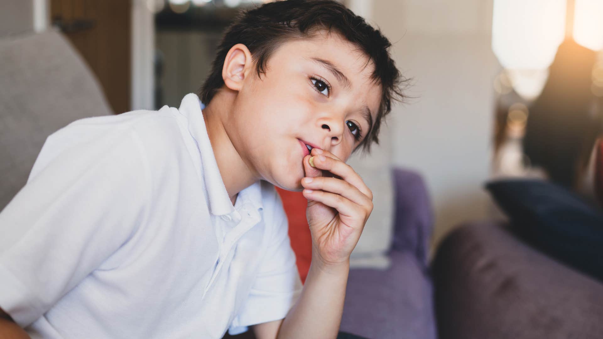 little boy growing up in the 1980s and 1990s solving problems without technology