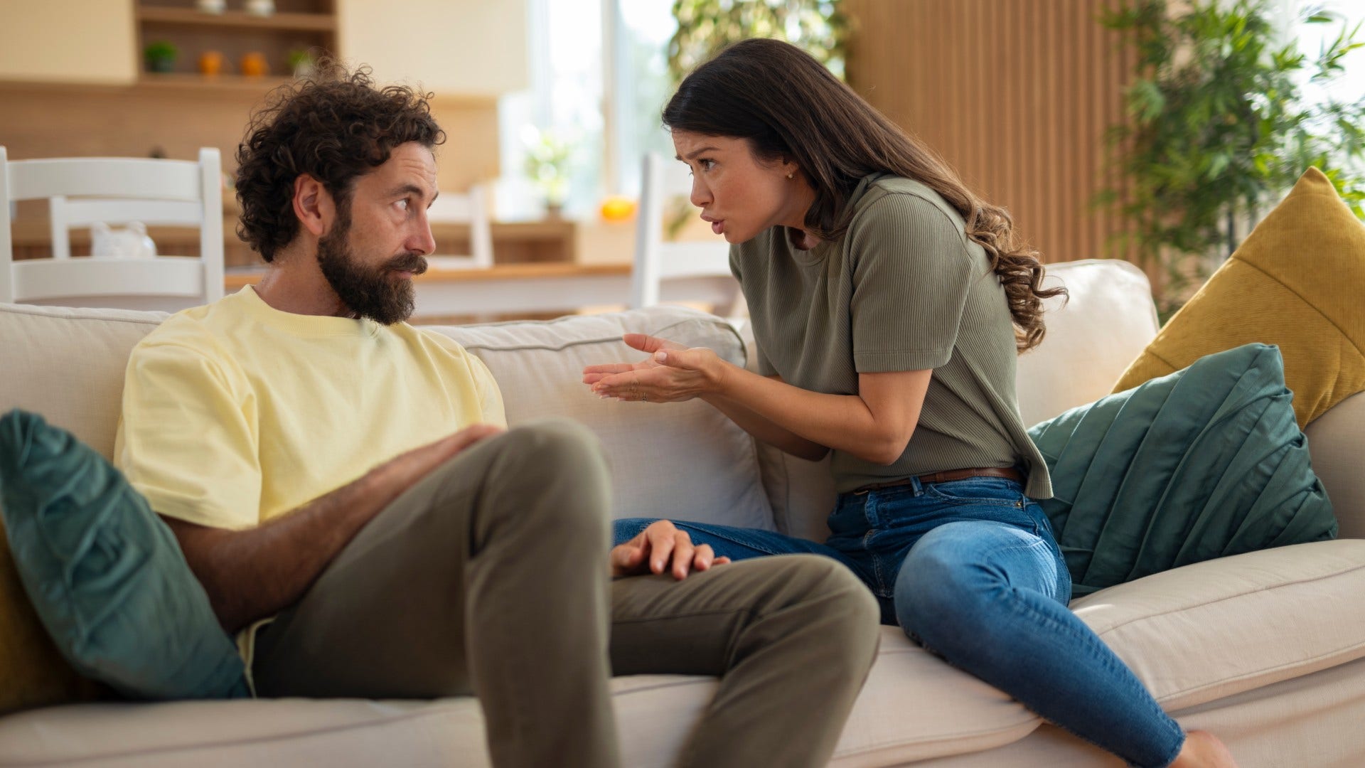 man making small talk uncomfortable with the phrase so what do you actually do