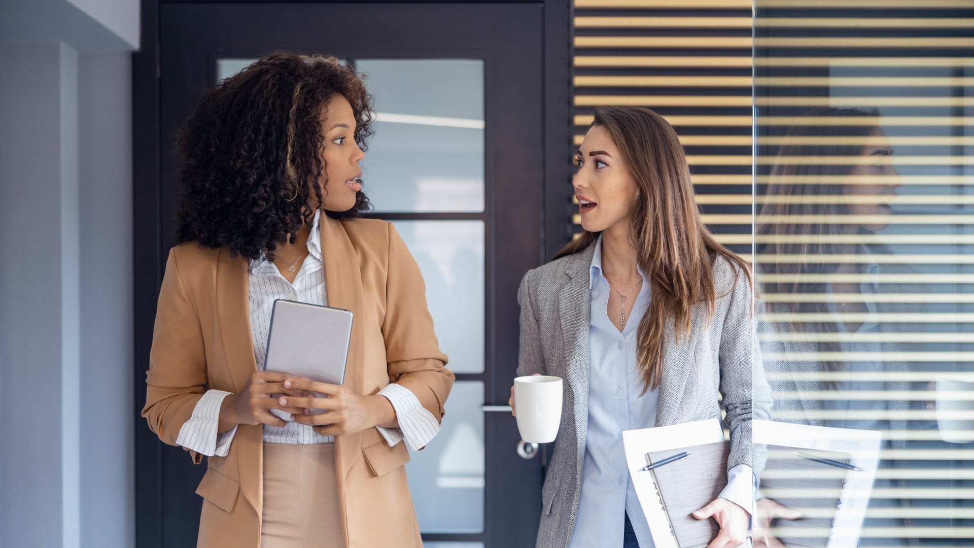 woman making small talk uncomfortable with the phrases you've gained weight