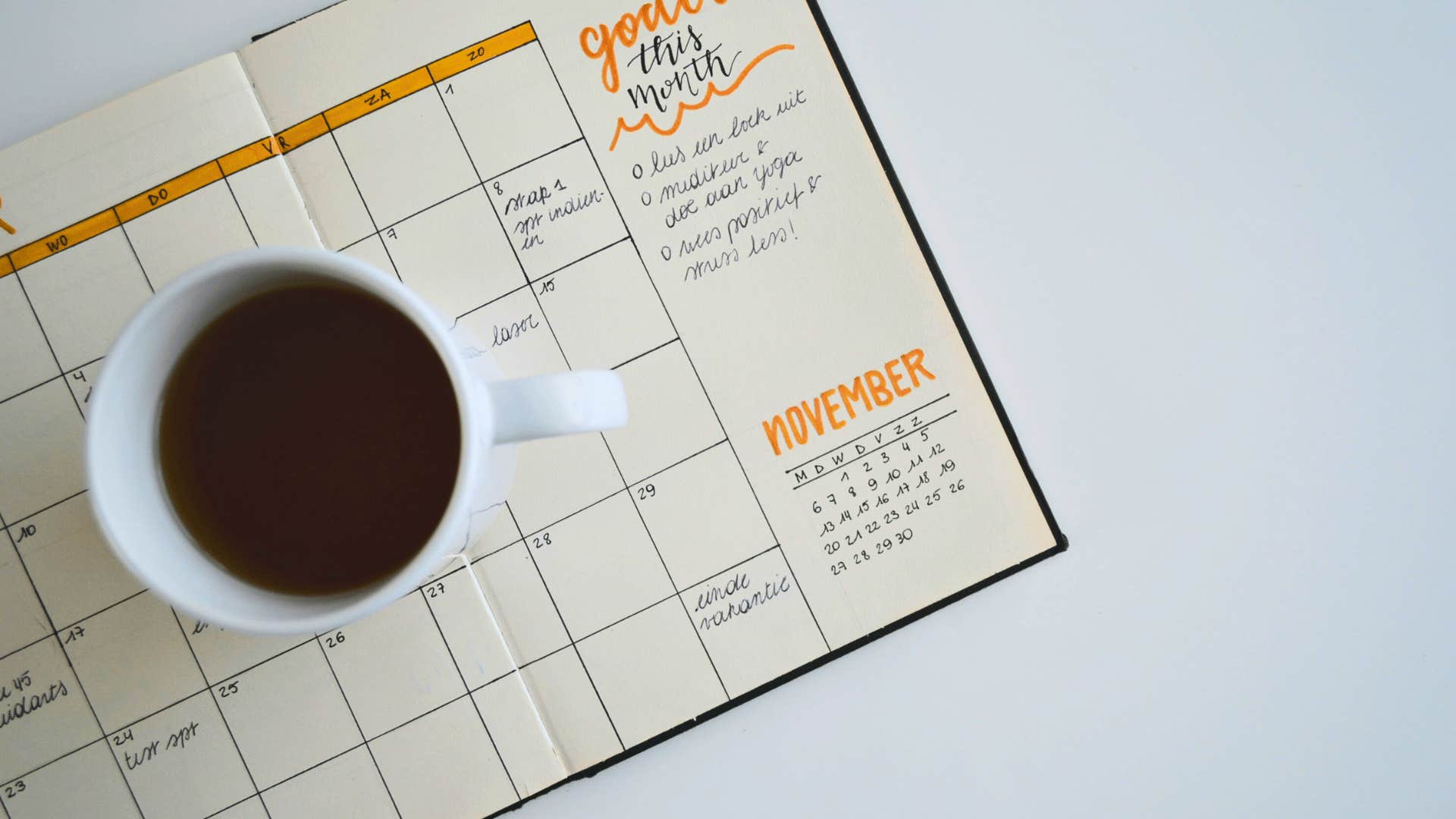 put it in black and white if you want to climb out of a slump