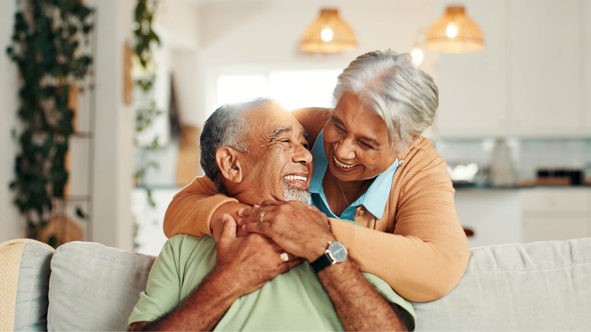 older couple have a crush on each other