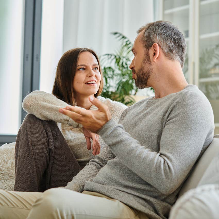 man no admitting he is wrong with girlfriend because of high testosterone levels