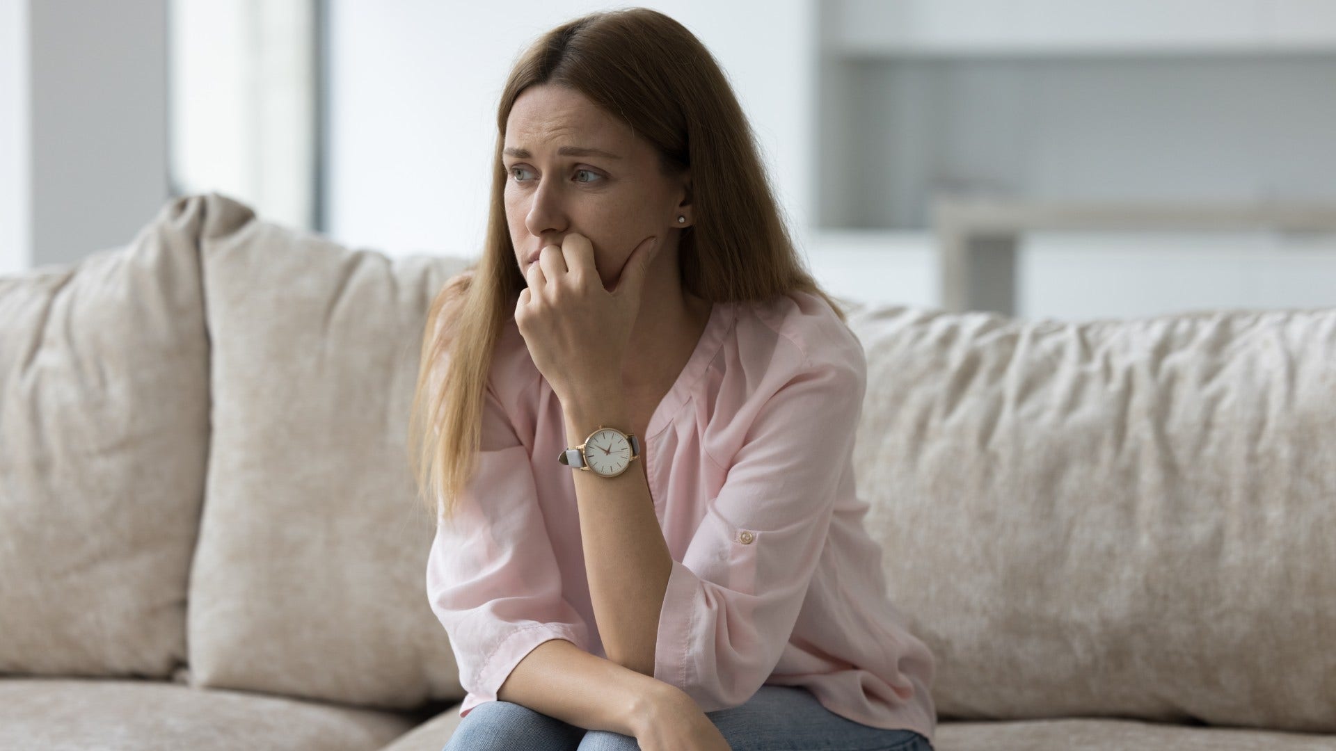 woman who is doing too much by feeling anxious when she pulls back