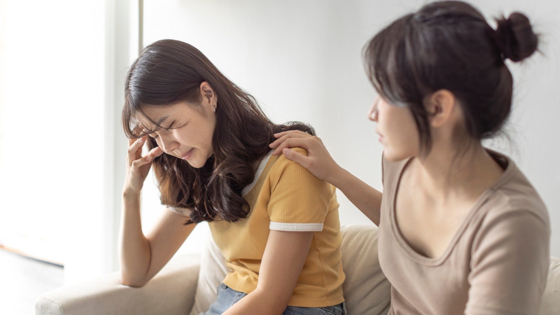 woman who is the emotional anchor in her family as she helps others put feelings to words