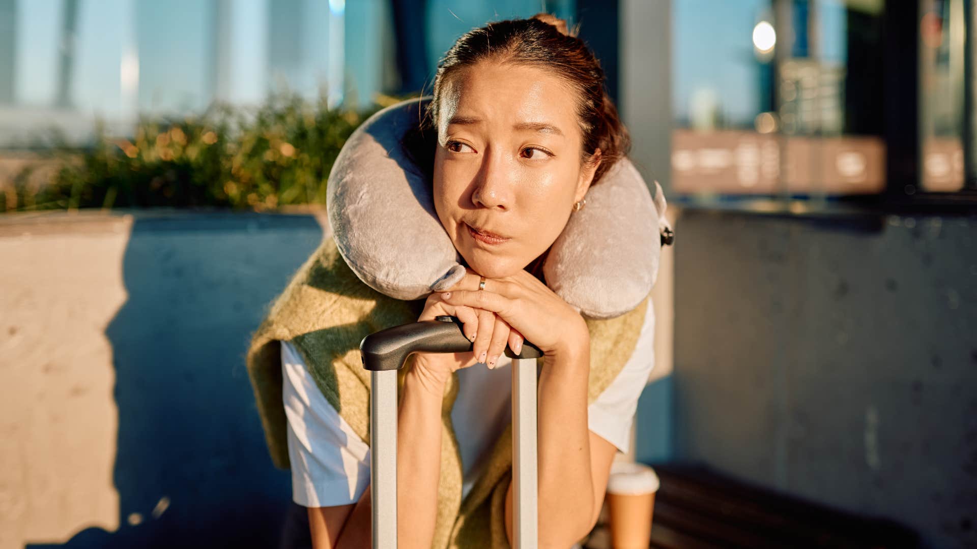 mentally exhausted woman feels like something important is missing in her life