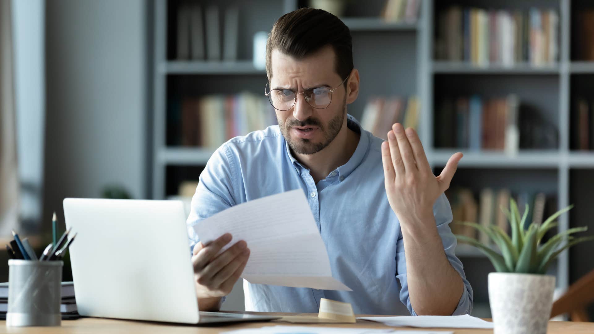 mentally exhausted man questions rules that others follow automatically