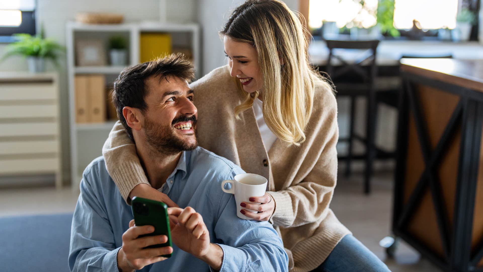 man who is emotionally secure and says his actual intentions