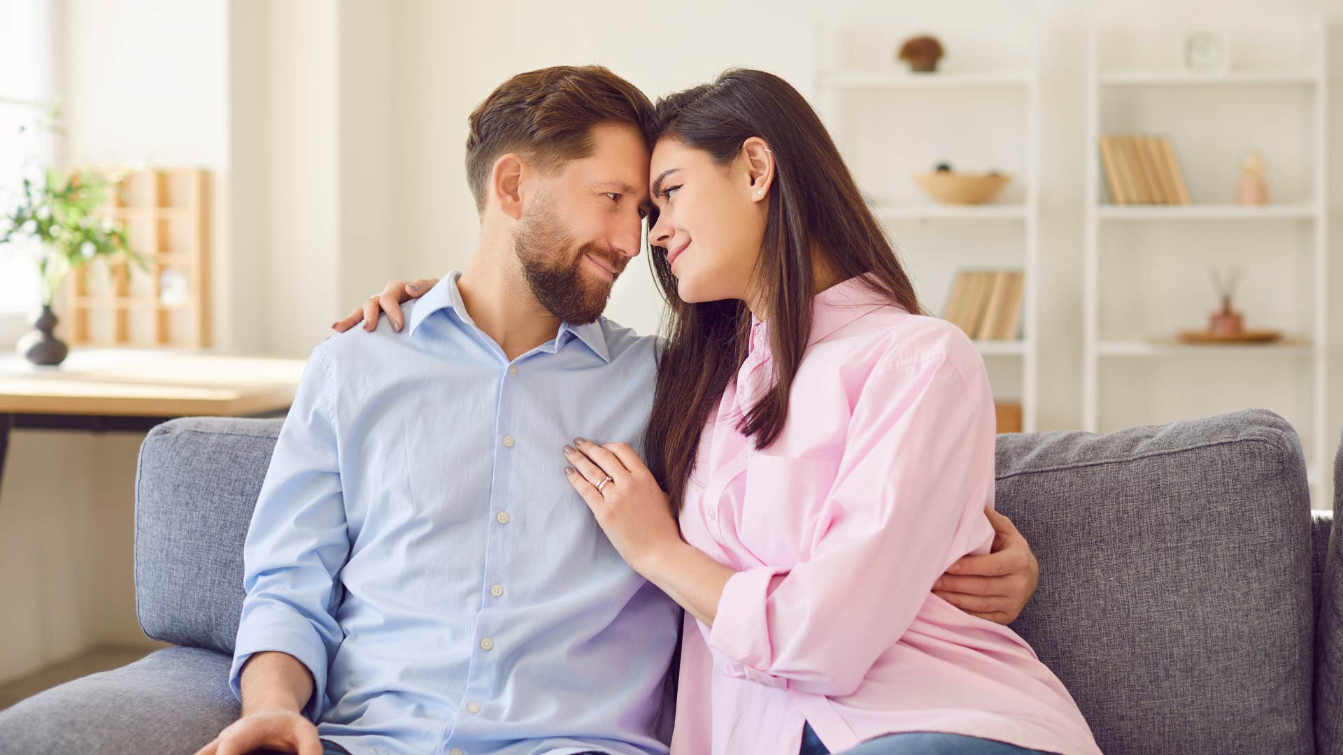 man who is emotionally secure as woman can tell he wants to be there