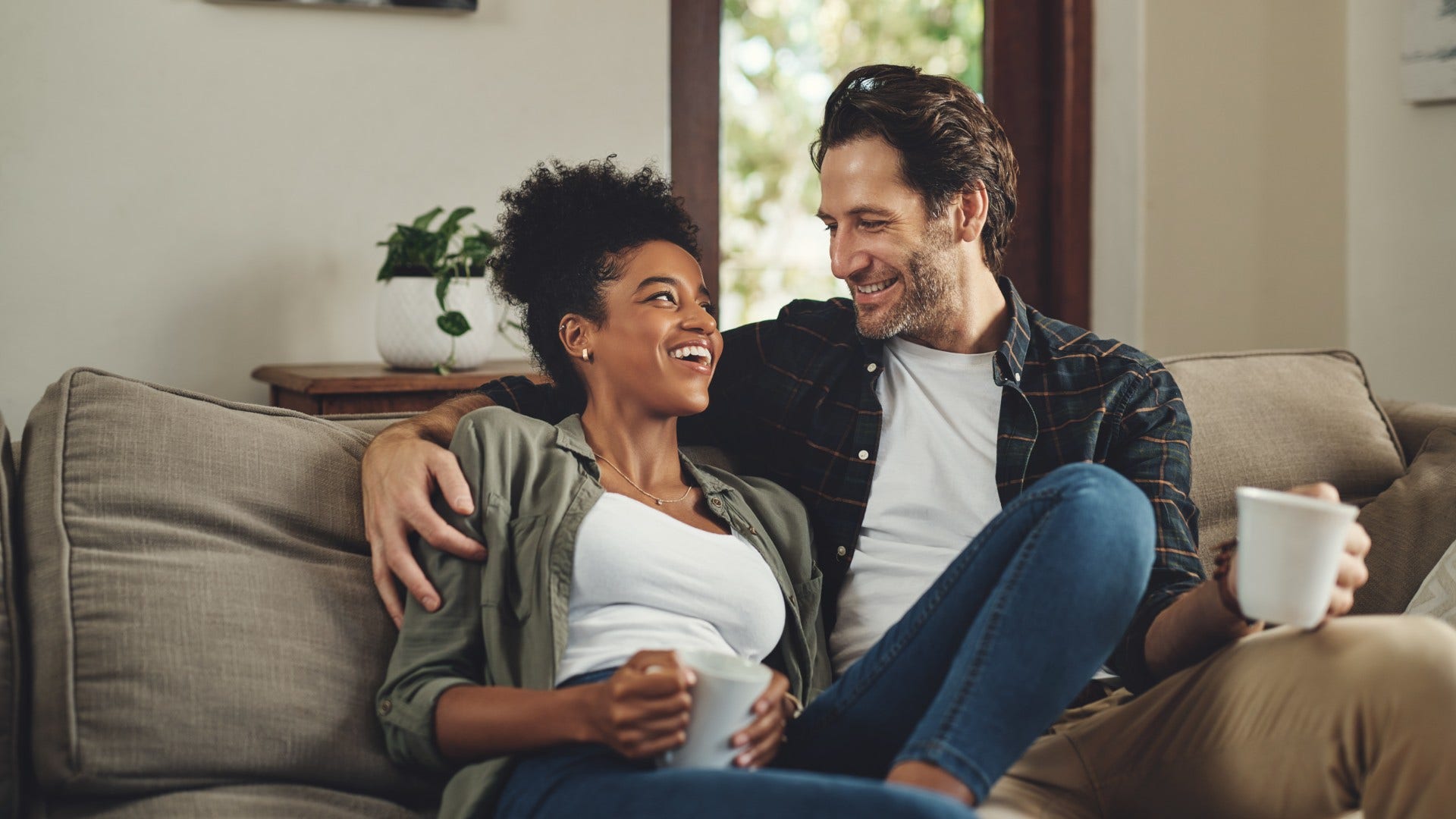 couple whose marriage is boring in the best way as their attraction isn't fiery and can wait through it
