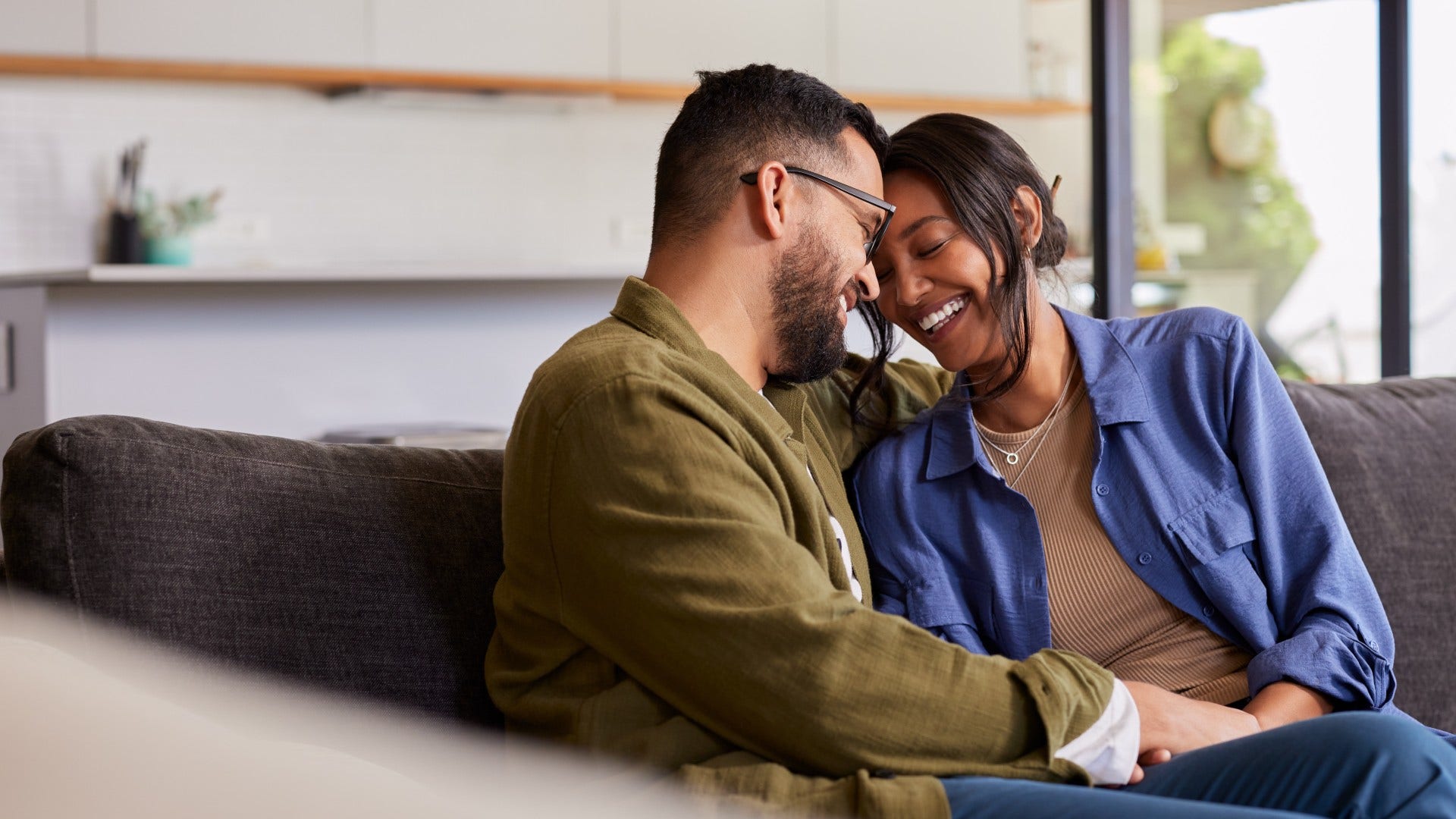 couple with a boring marriage in the best possible way not being worried about how bills will be paid