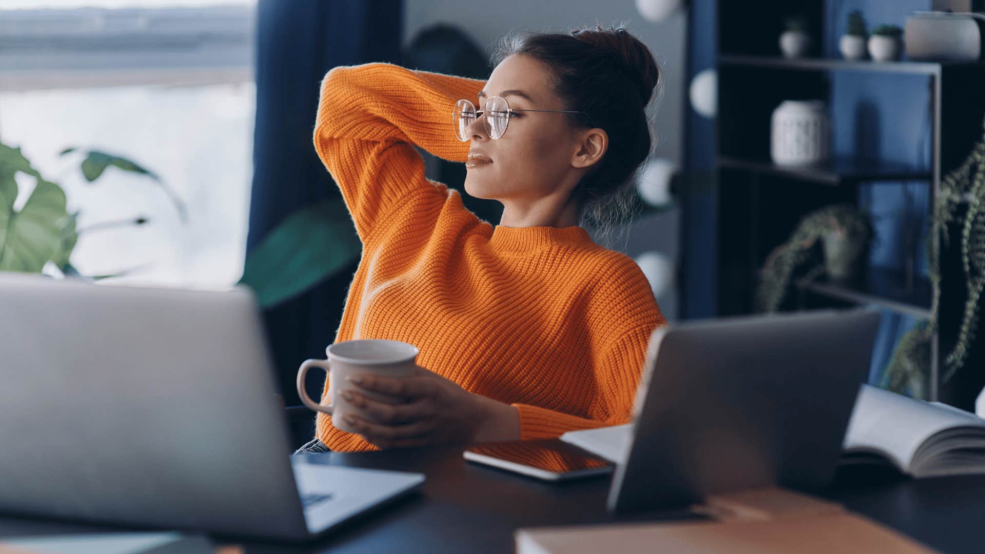 woman whose mind operates on a deeper level as she is a master at seeing patterns