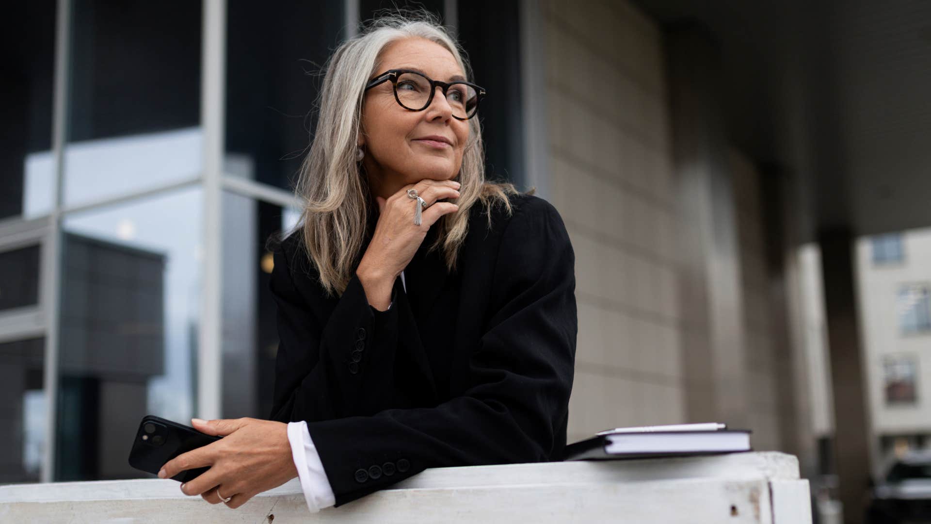 Woman who's an observer in social settings at work.