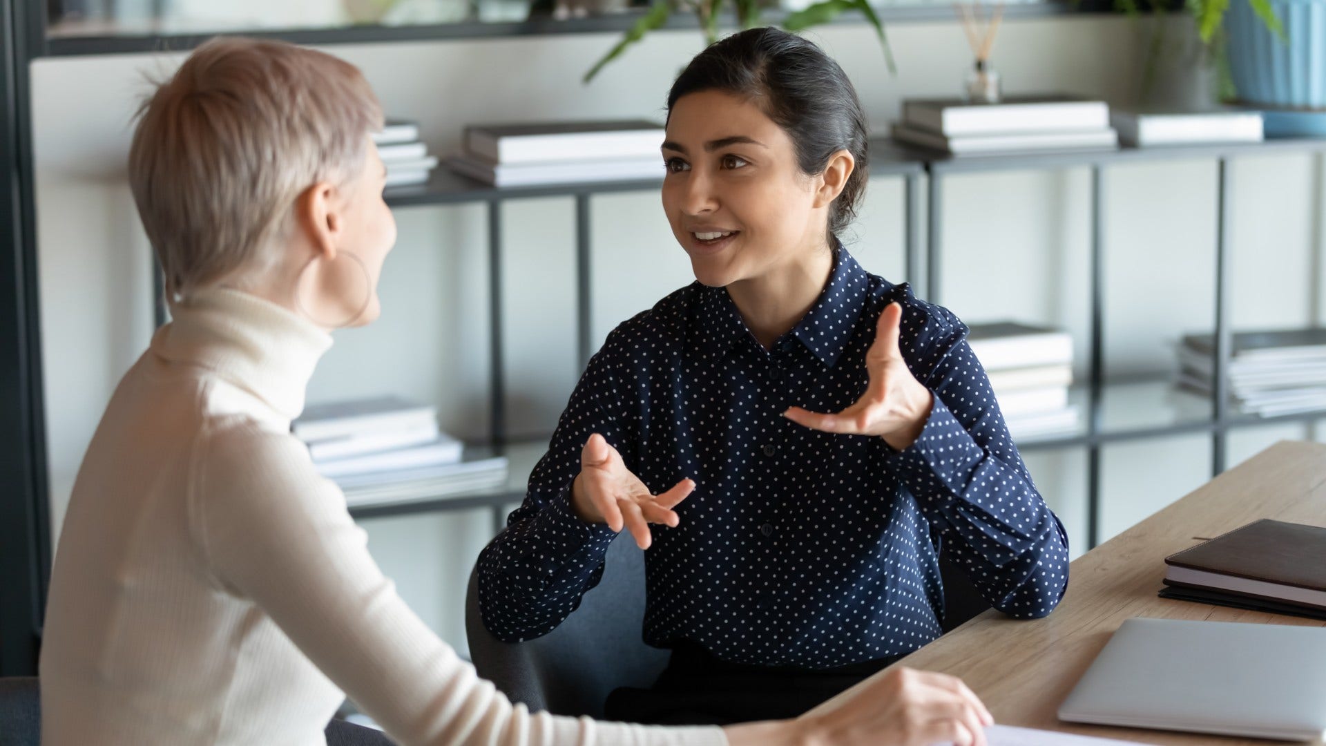 woman who understands people on a deeper level than they understand themselves as she notices emotional shifts