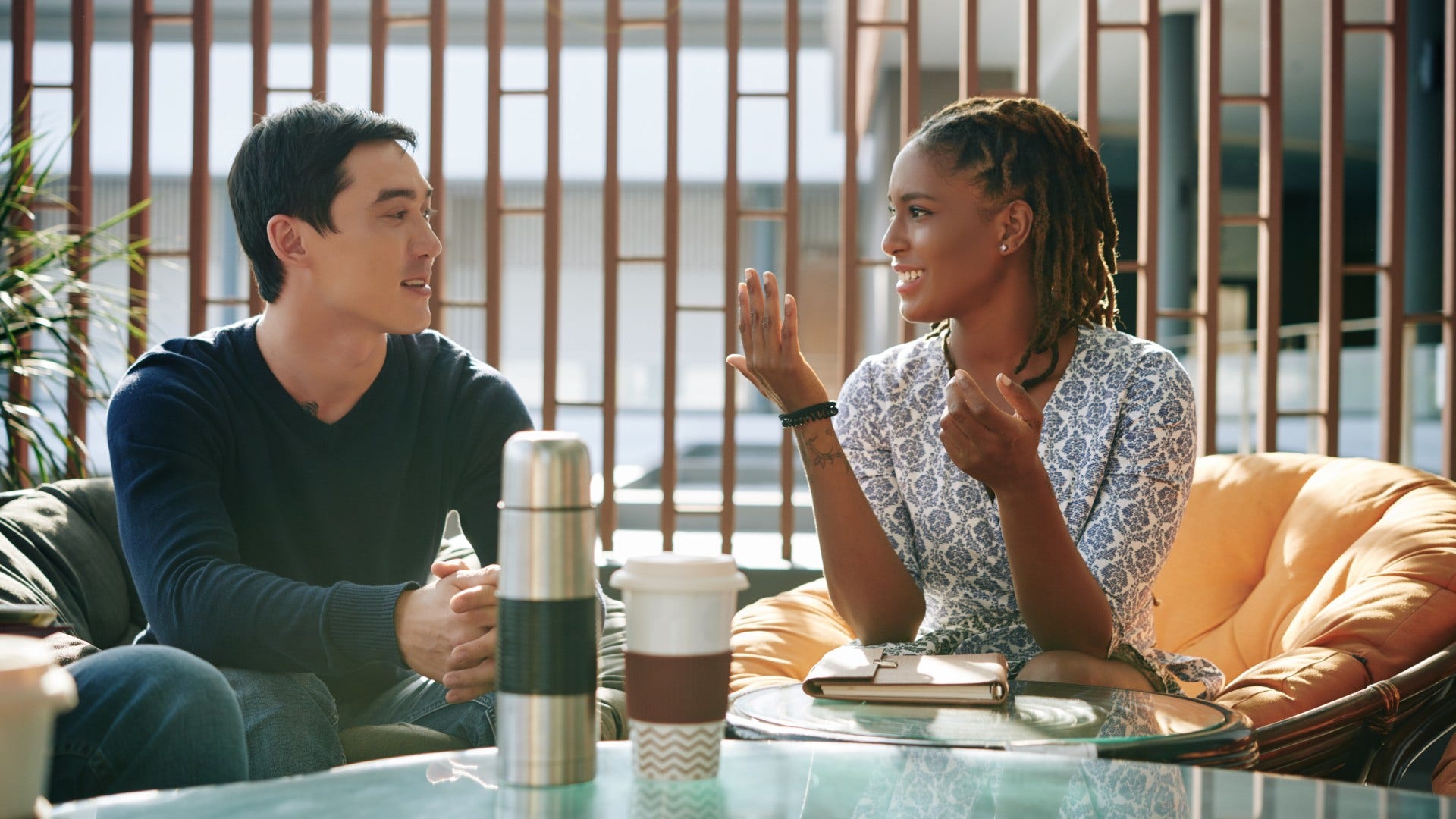 man who understands people on a deeper level recognizing someone's actions don't match their emotions