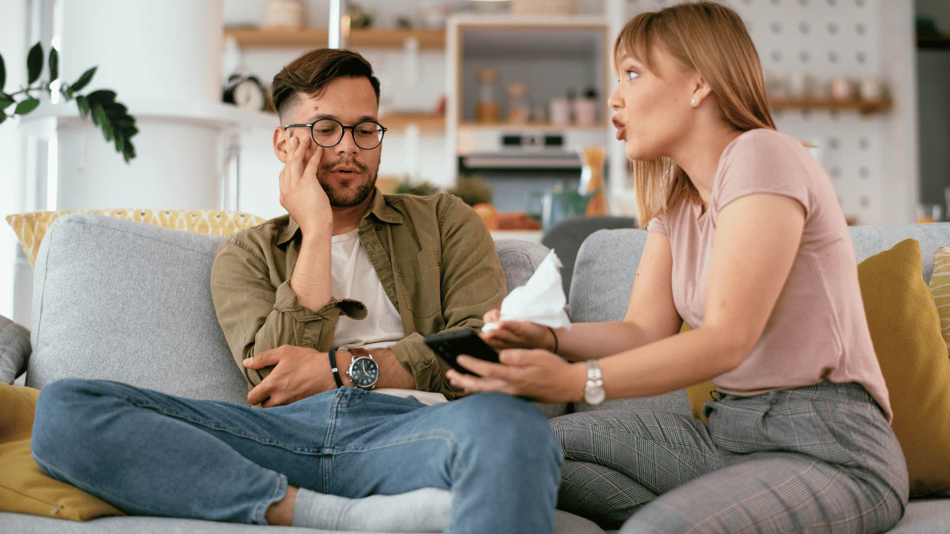 their social media make it seem like they're in a relationship is a sign they haven't moved on