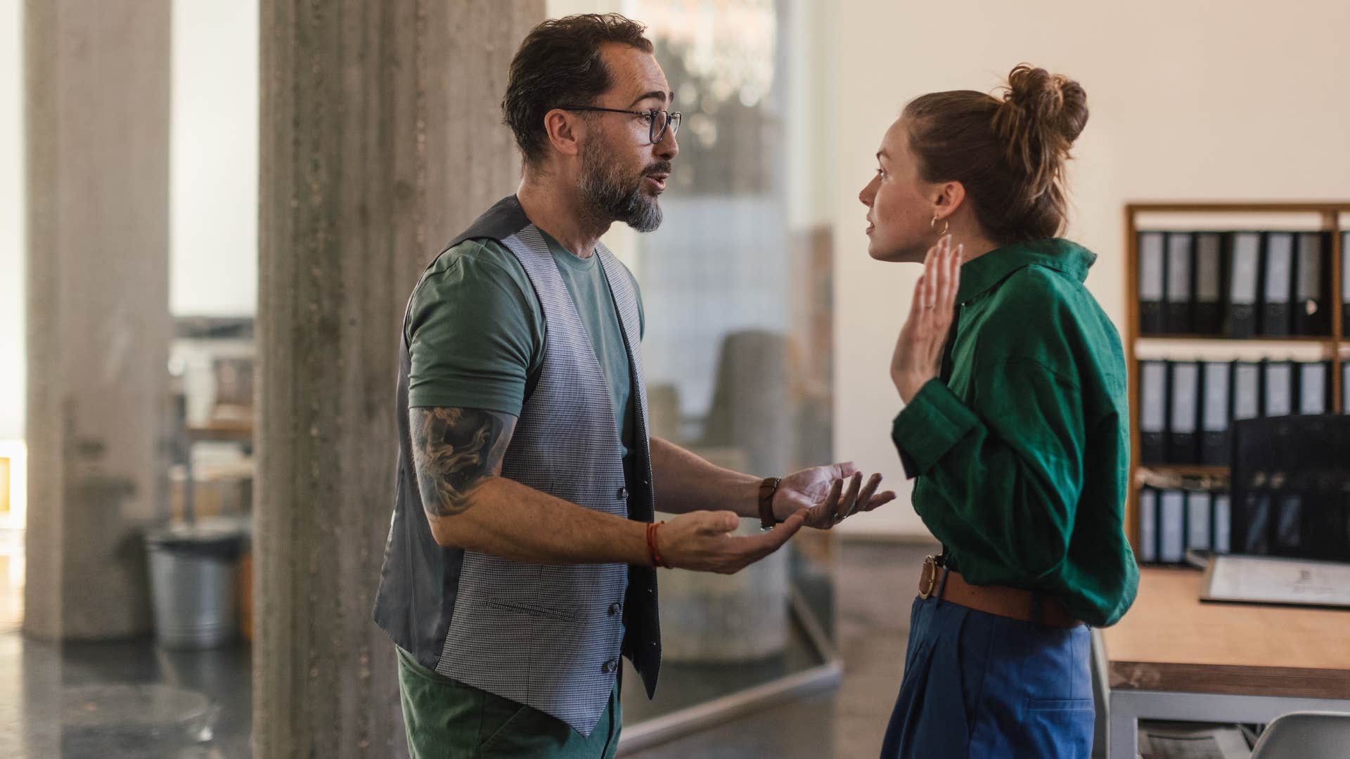 couple arguing man saying we've always done it this way