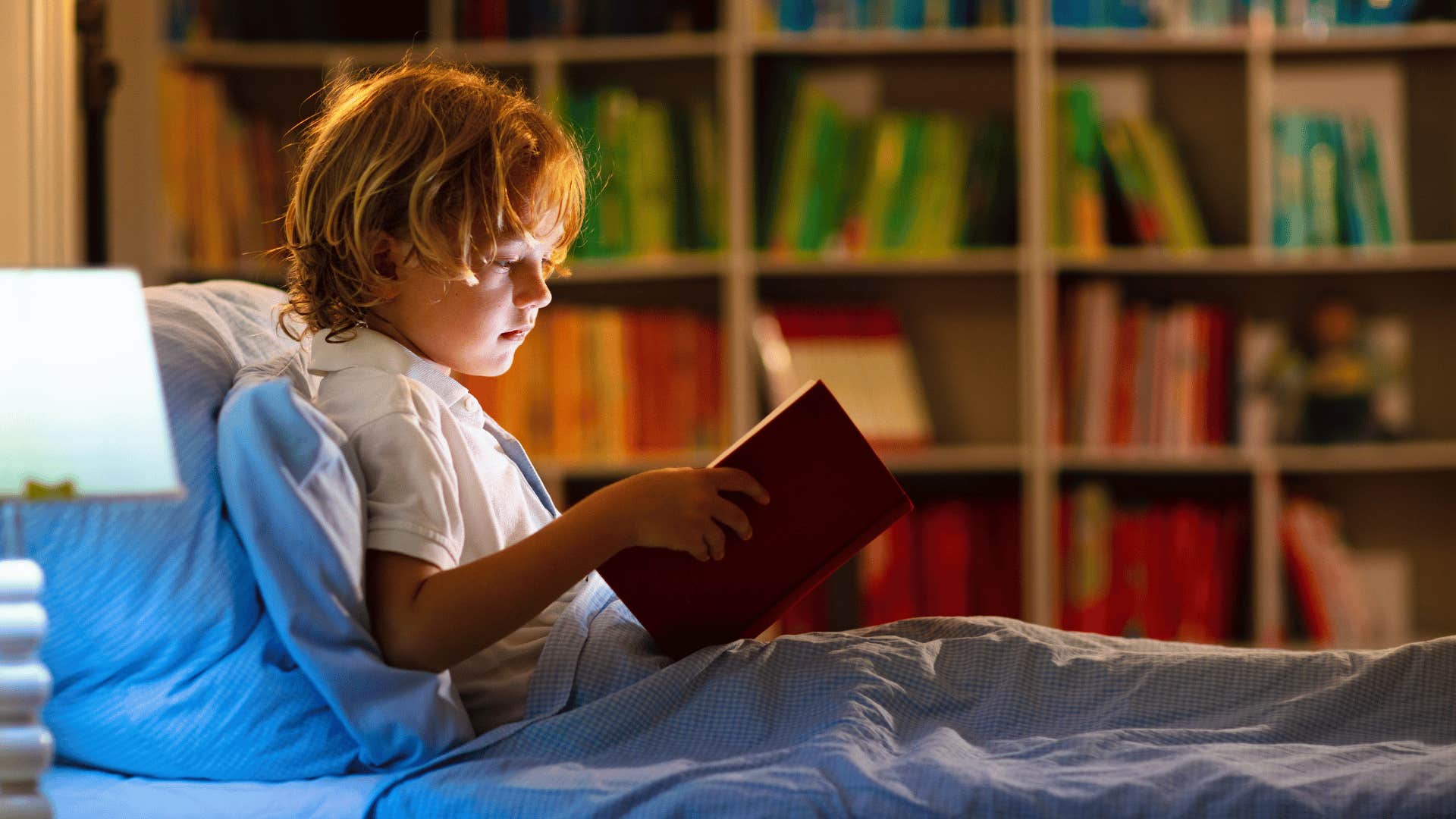 kid figuring put on his own how to entertain himself