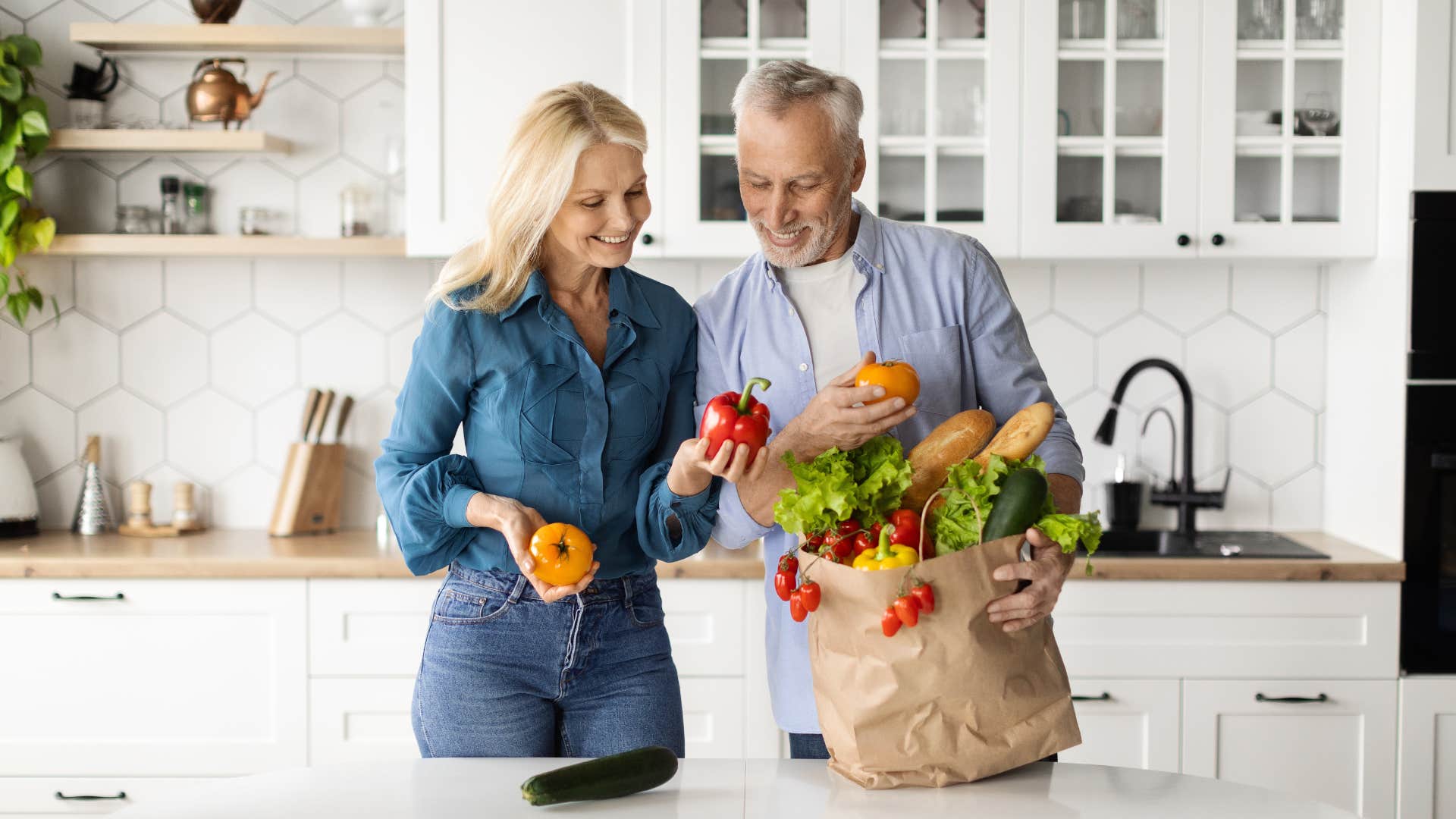 couple investing in a pre-cooked delivery service once a week