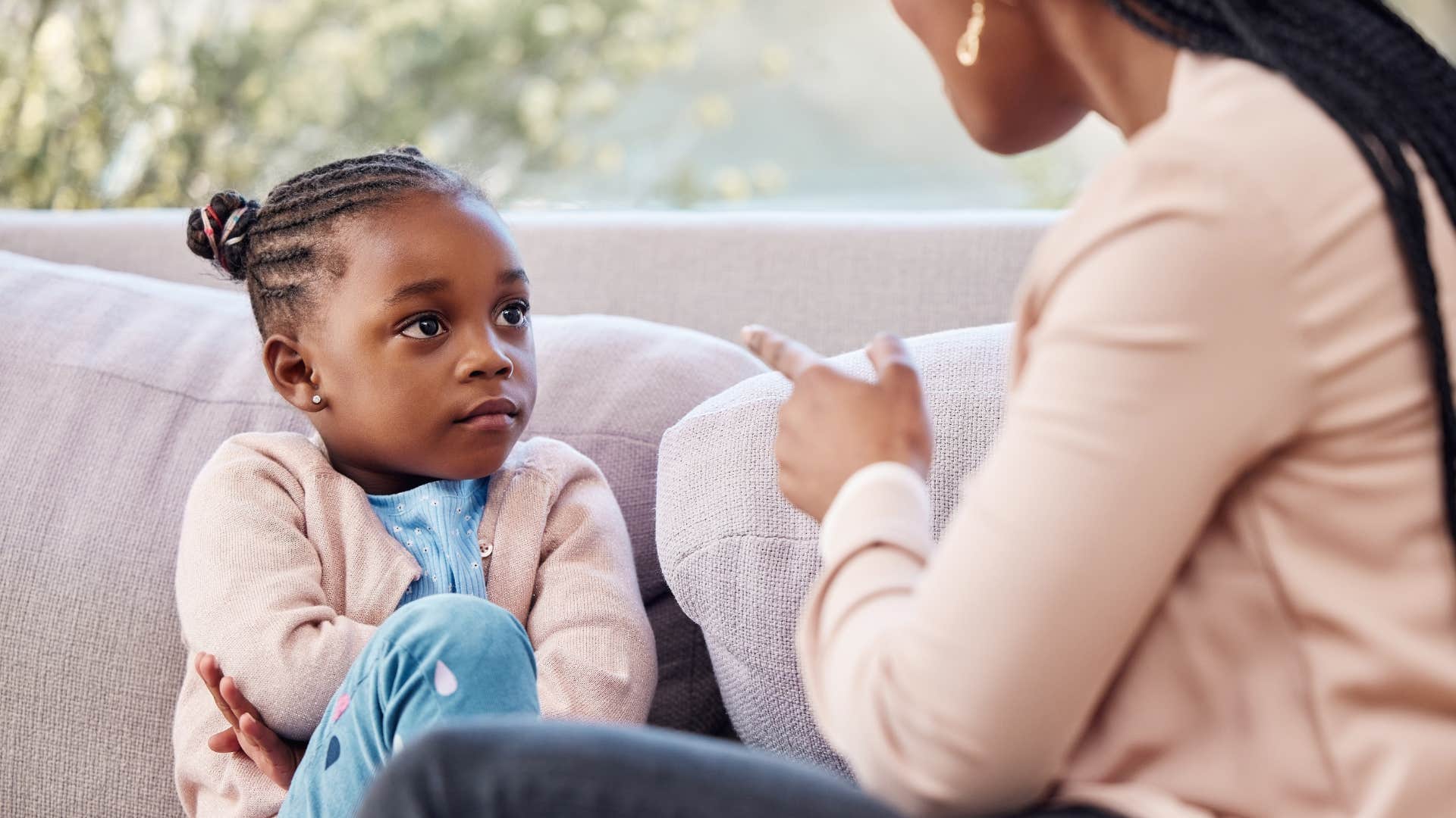 mom punishing daughter for being honest