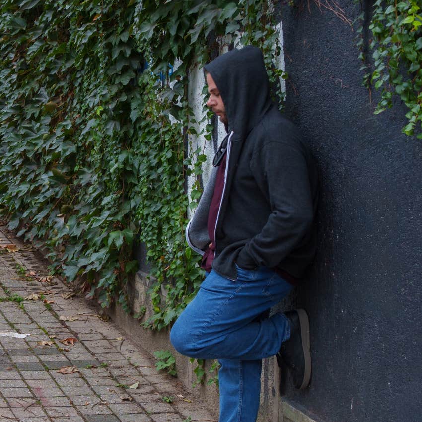 man who exhibits traits of someone who is creepy