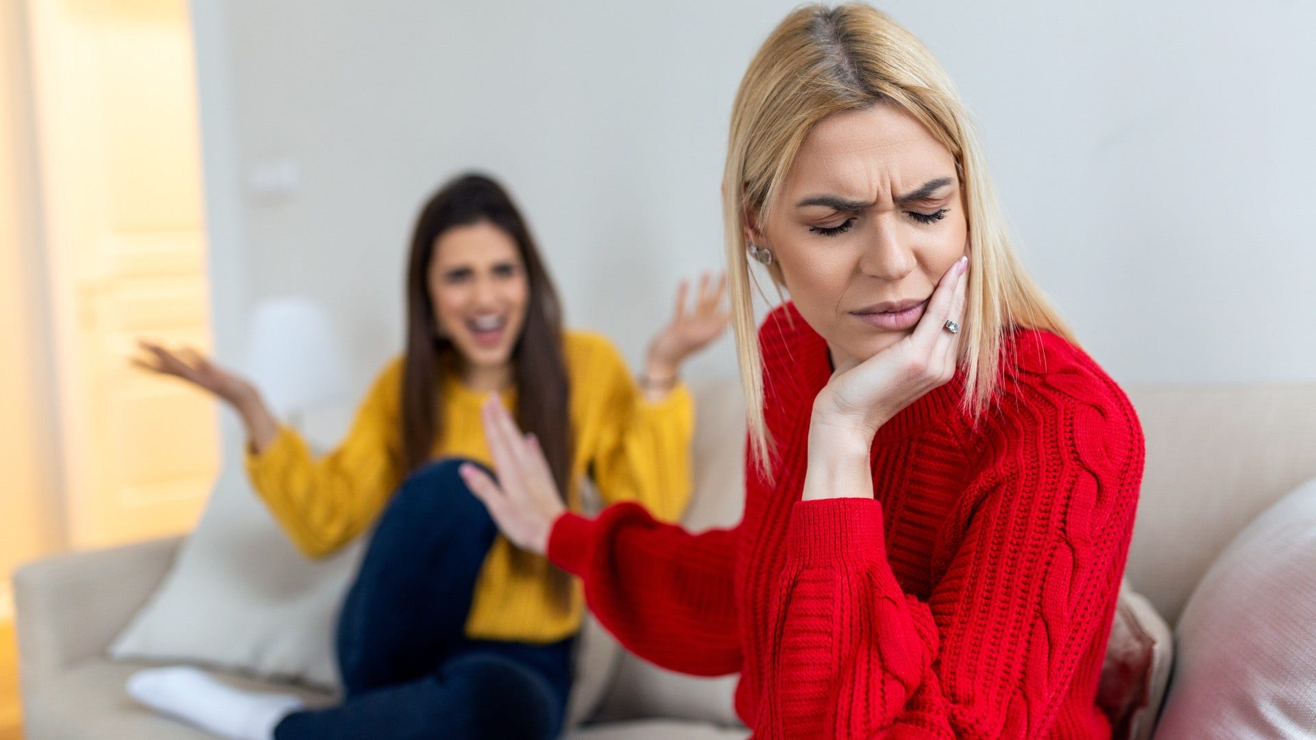 woman who turns every disagreement into a power struggle as she escalates when calmness appears