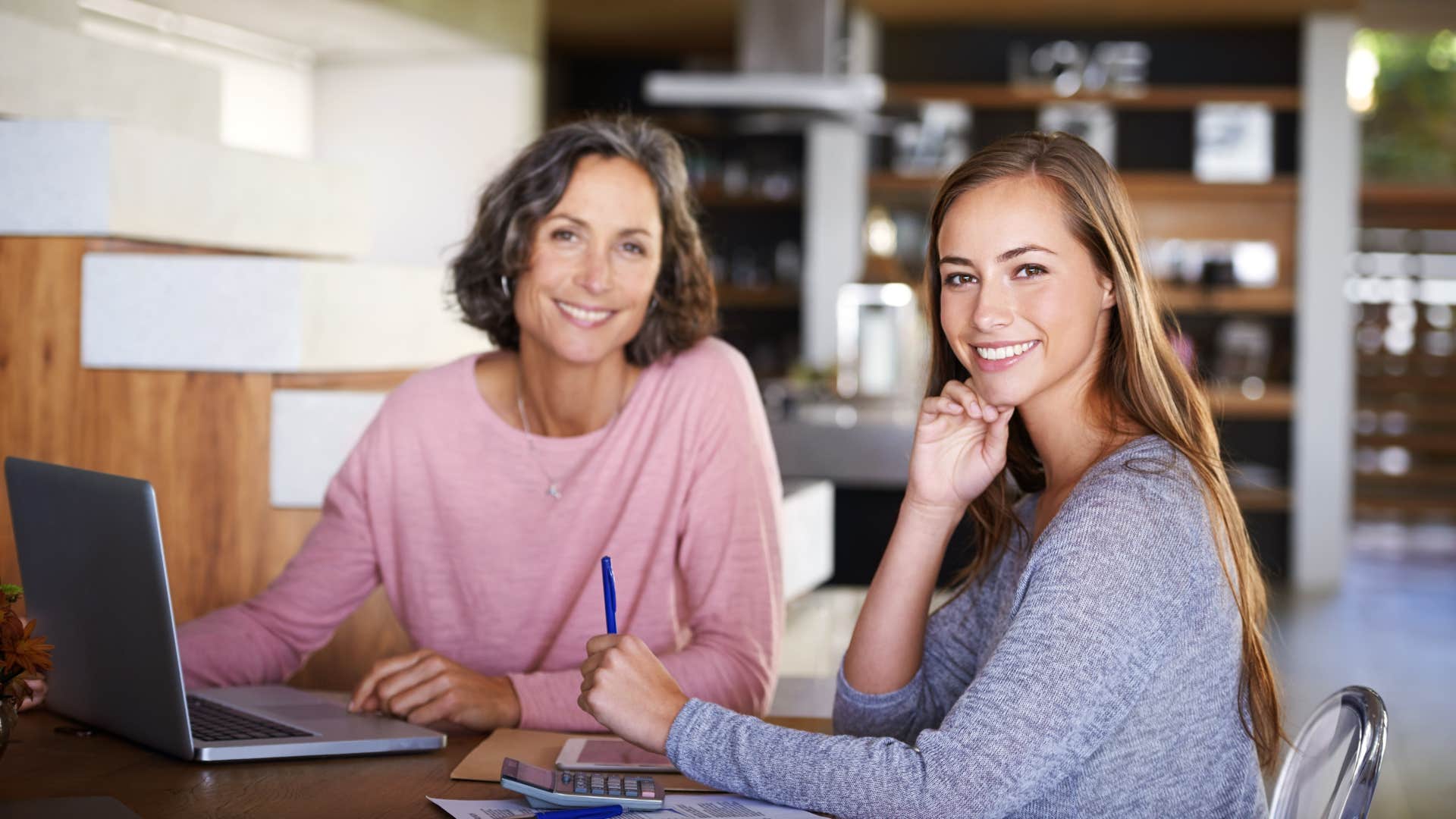 mother with her kids feel comfortable being themselves