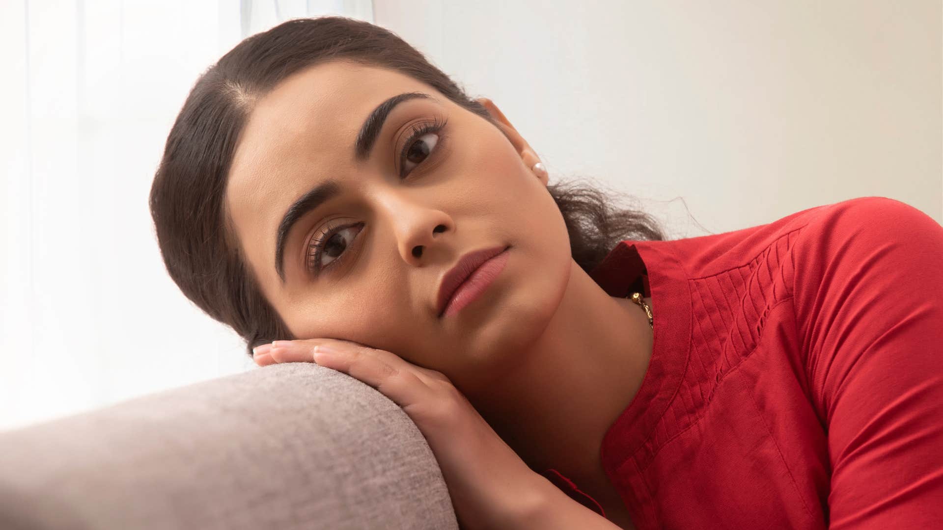 unbothered woman creating closure for herself