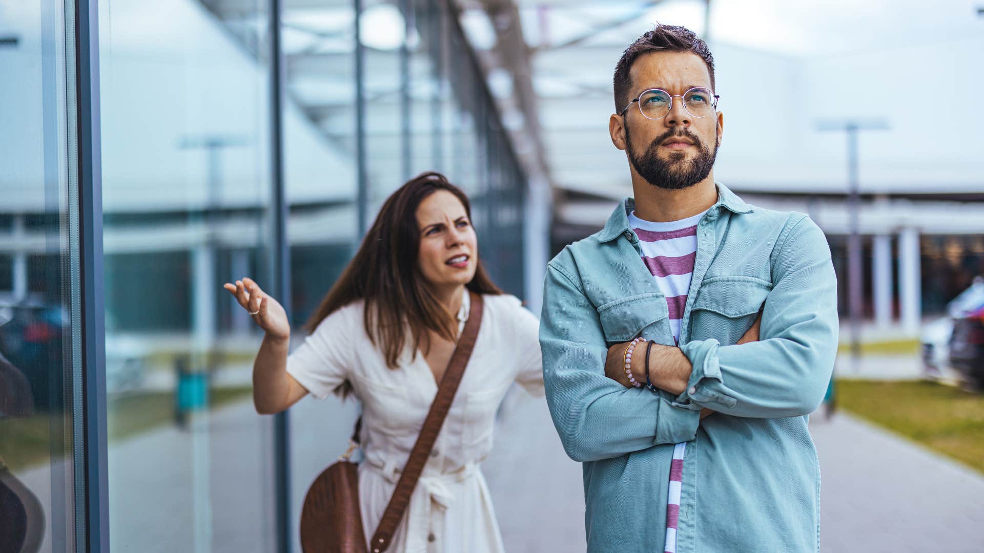 woman seeking constant control in her relationship pushing away partner