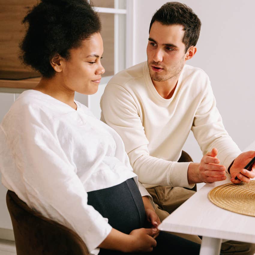 deep thinker asking his girlfriend a deep question