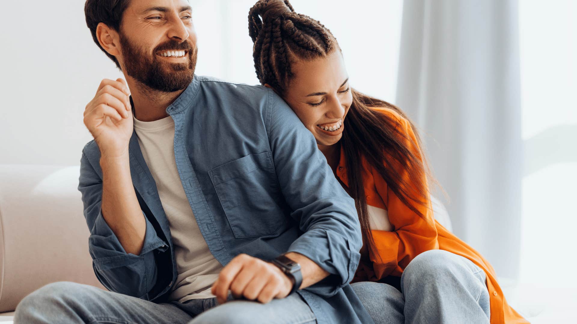 man showing woman he's deeply invested by following through