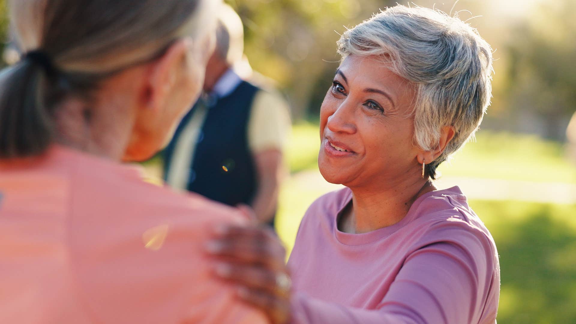 introverted woman opening in one-on-one conversation with a friend