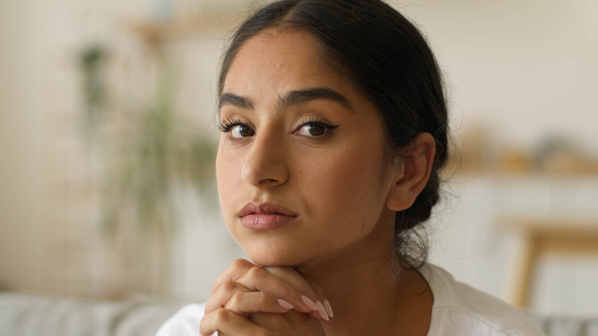 woman who is an emotional support friend reading energy