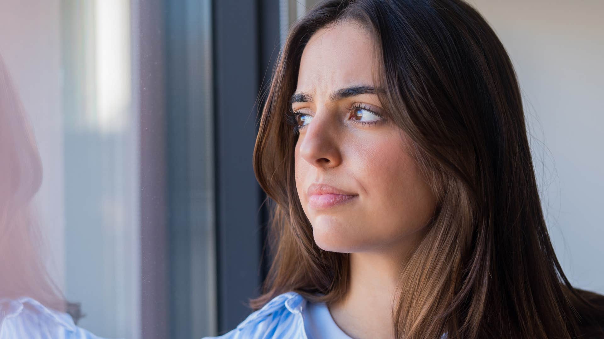 sad woman who has never felt empowered to prioritize herself