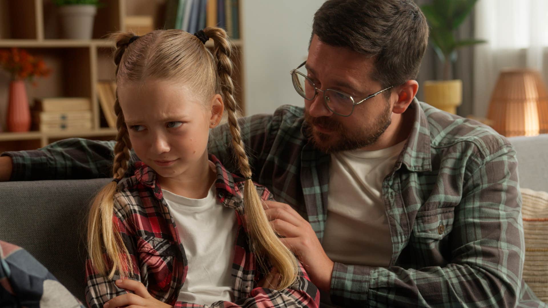 upset girl upset with parents who are radically empathetic