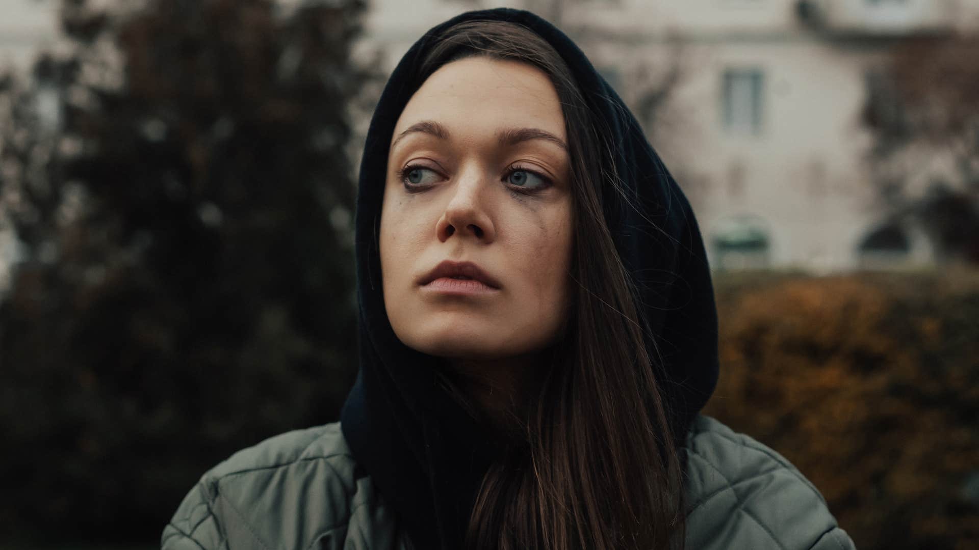 woman stays mentally prepared for something to go wrong