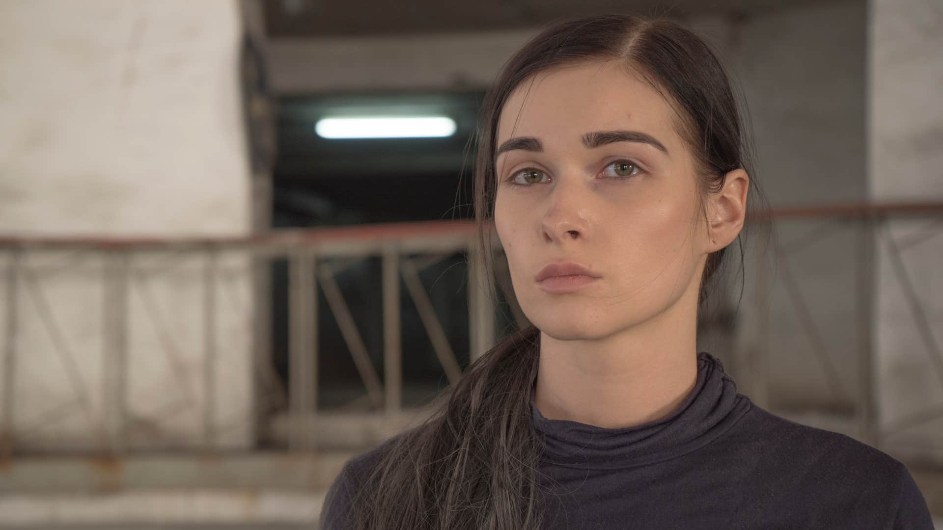 woman feeling lonely due to lack of personal hygiene