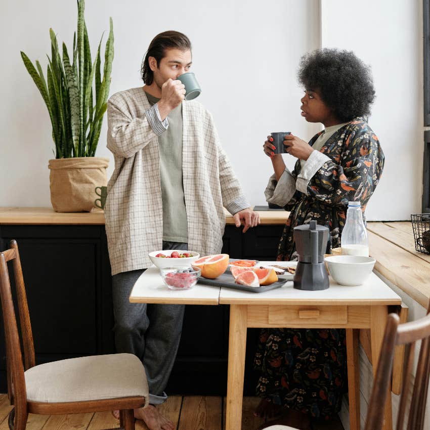 nice person avoiding gossip in a conversation