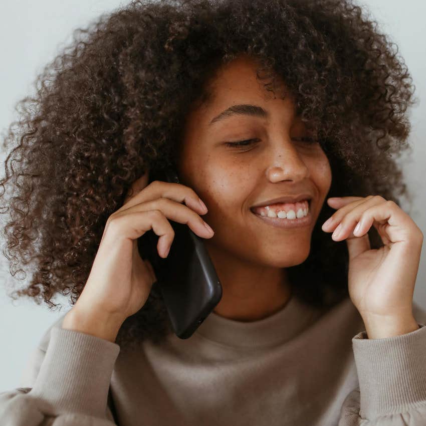 nice person calling to check on a friend