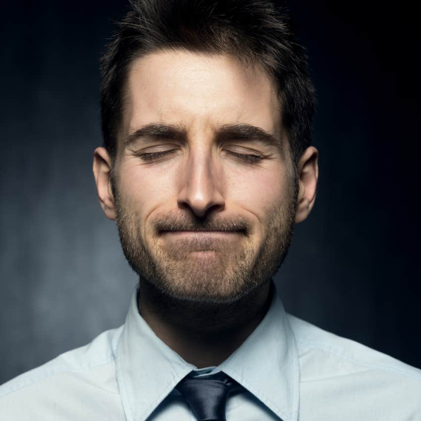 man with aphantasia trying to visualize images in mind