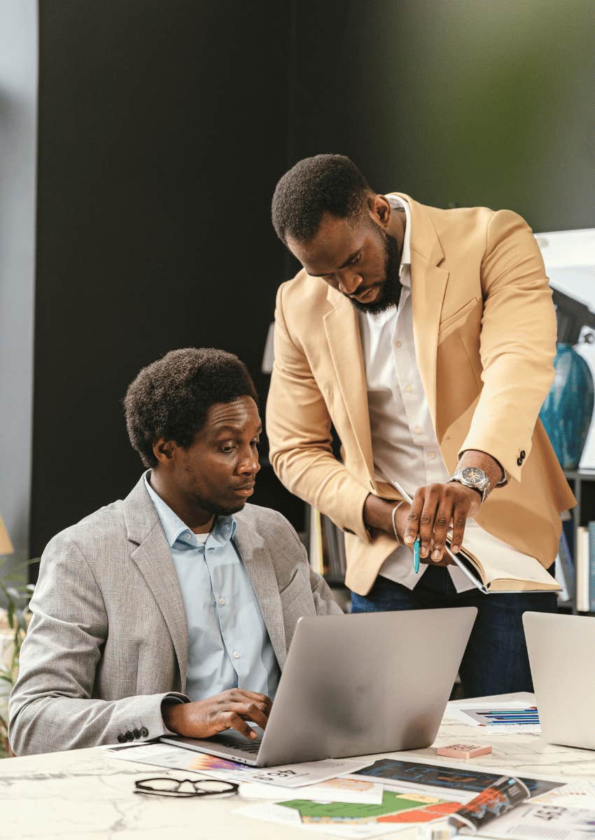 boss overcomplicating tasks for confused employee