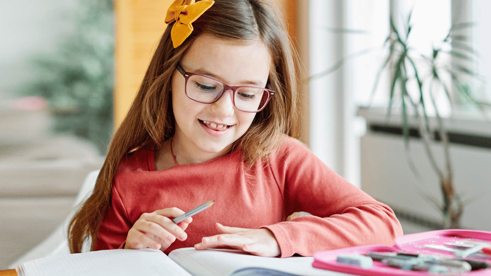 kid who will be successful as she stays focused