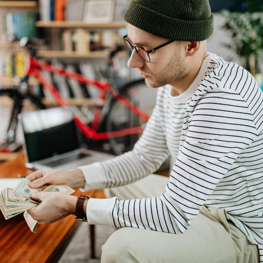 gen z man who had to sell belongings to pay off gambling debts