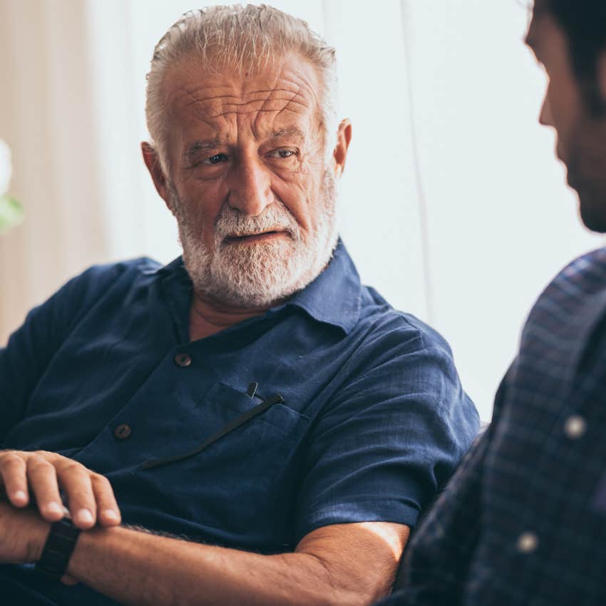 boomer man telling gen zer you'll understand when you're older in conversation