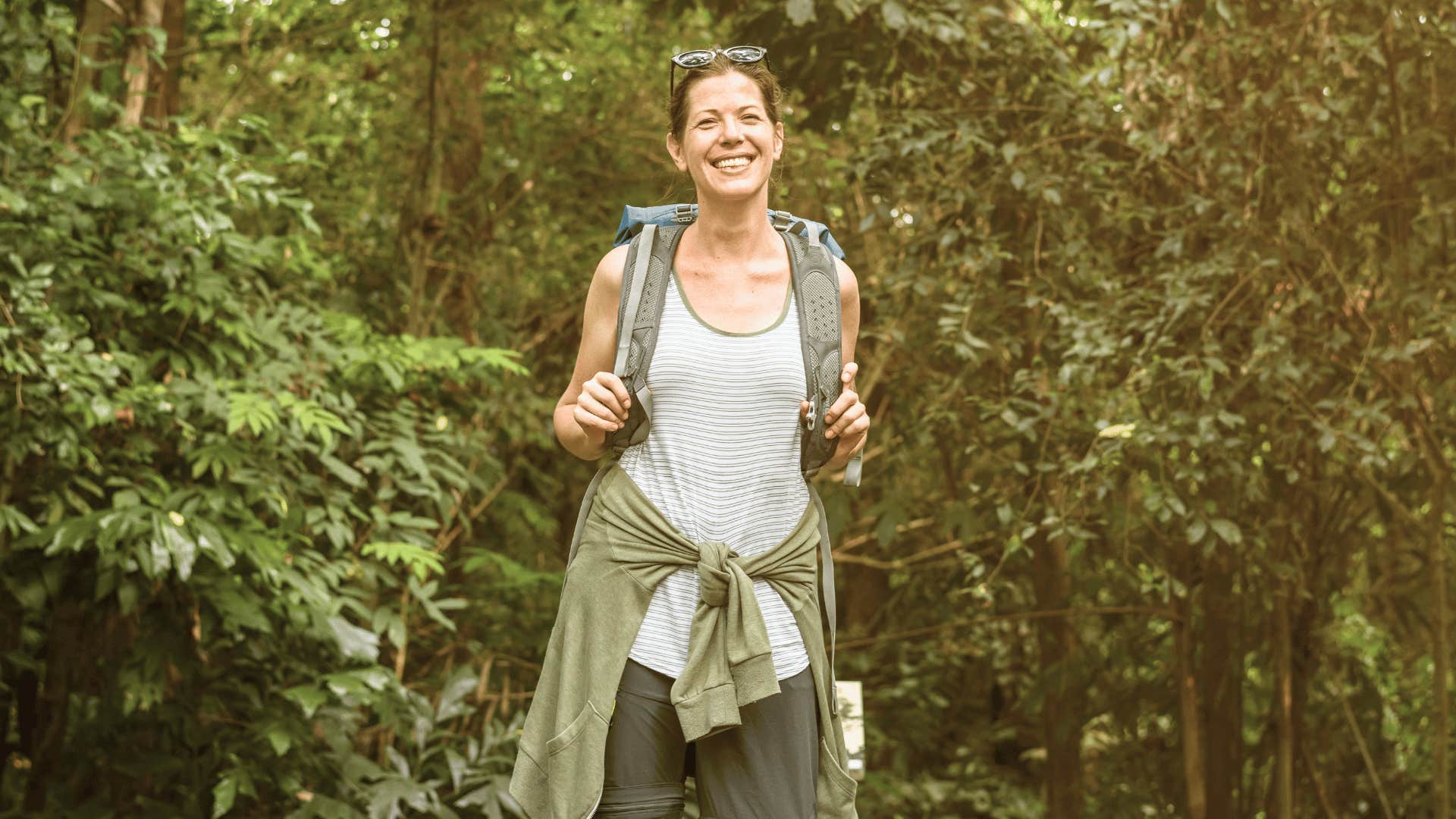 confident mature woman serious about her peace not holding onto resentment
