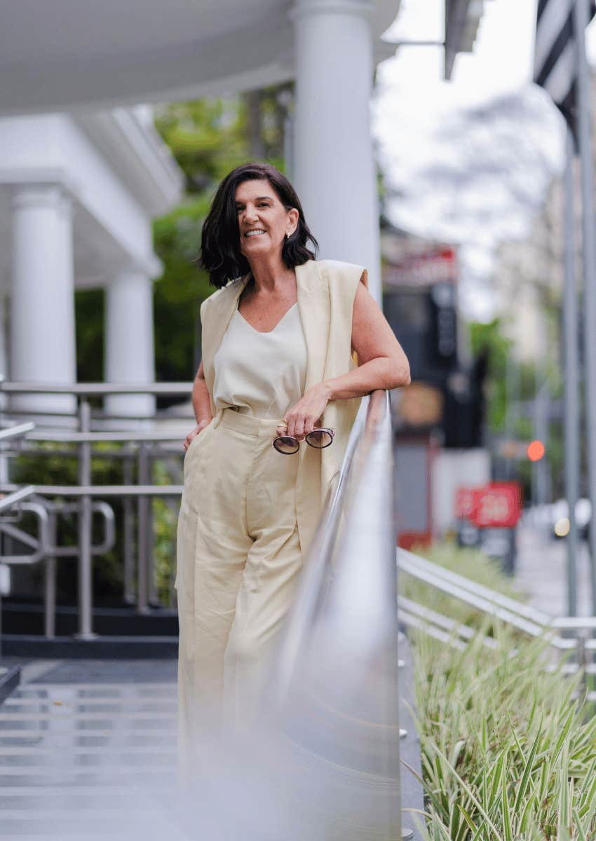 smiling confident mature woman