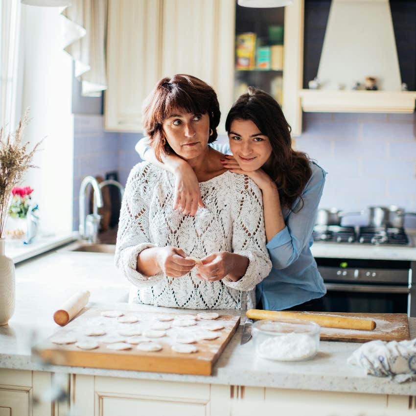 daughter who loves her mom because she lets her do whatever she wants