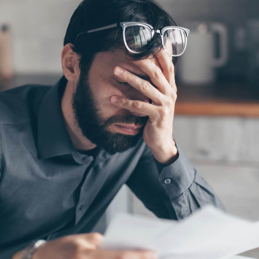 dad upset about paying child support