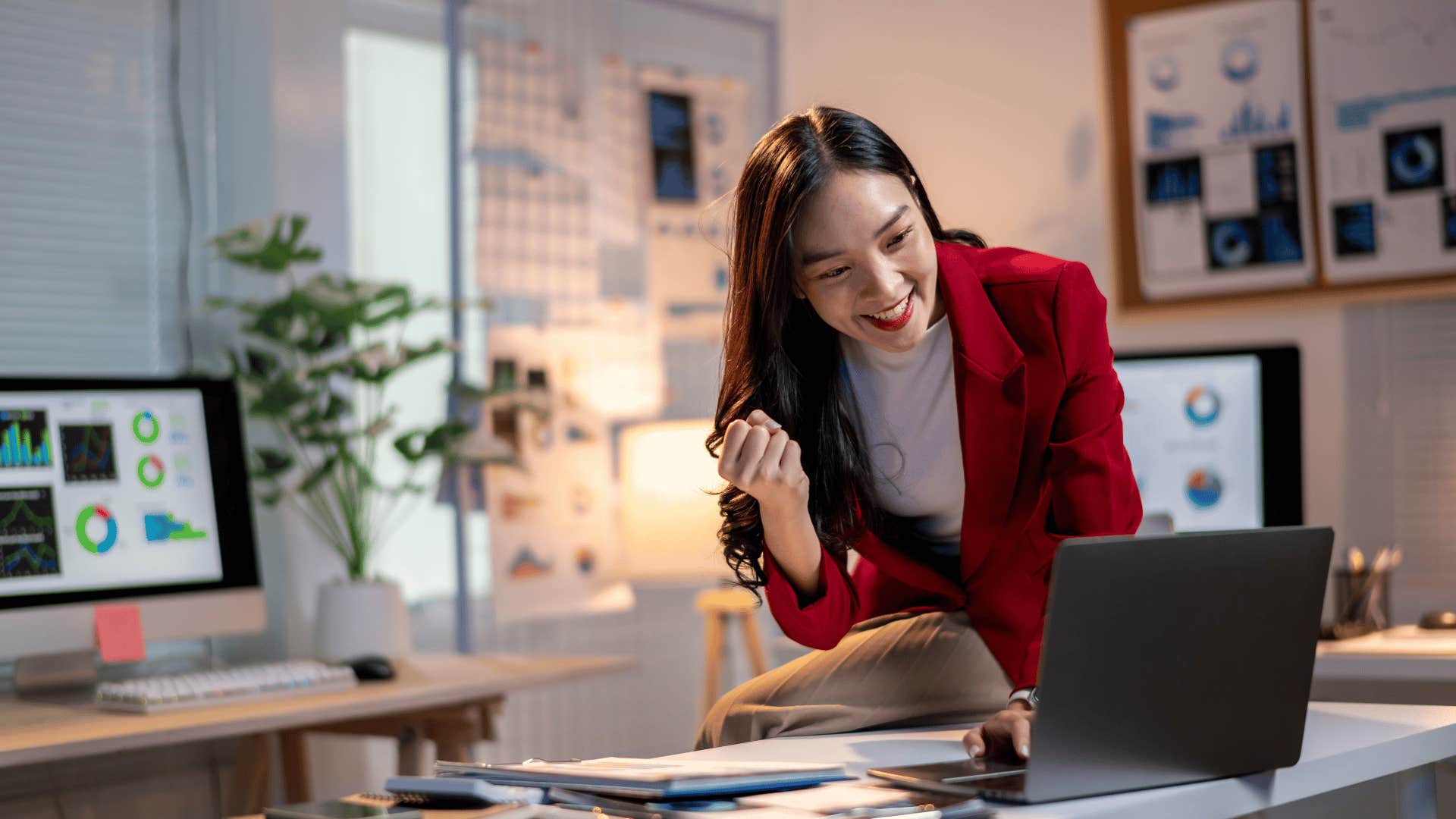 woman who made the decision of her career choice